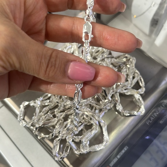 New Real 925 Sterling Silver figarope Milano Bracelet in 5.7mm in 8 8.5 9 - Picture 8 of 8